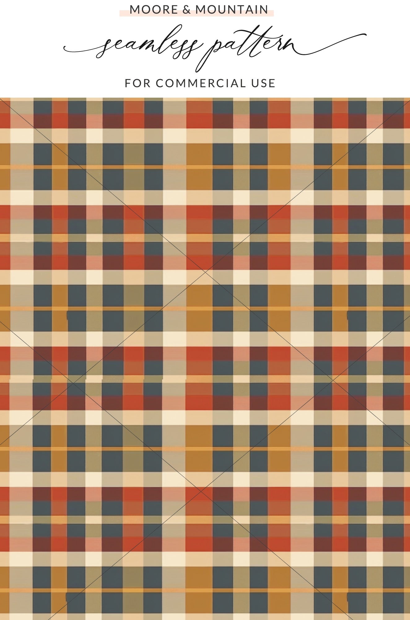 Seamless Fall Buffalo Check Pattern, Autumn Plaid, Digital Paper, Fabric Design, Tumbler Design, Fall Gingham Seamless, Plaid Digital