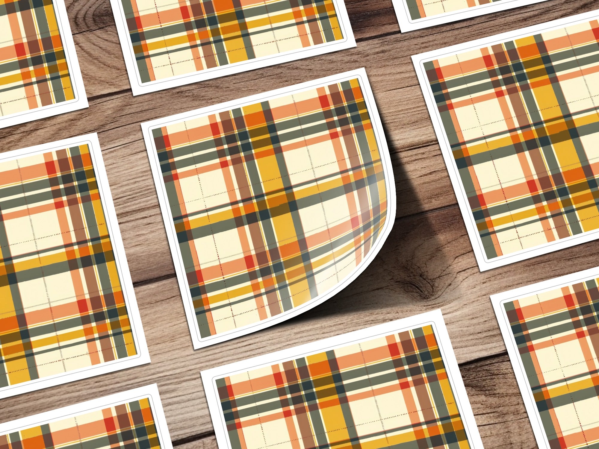 Seamless Fall Buffalo Check Pattern, Autumn Plaid Digital Paper for Tumblers, Seamless Fall Gingham, Fabric, Shopify, Phone Cases