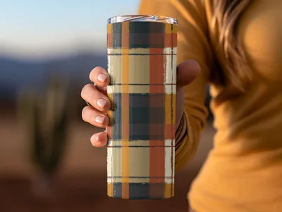 Seamless Fall Buffalo Check Pattern, Autumn Plaid, Fall Plaid, Digital Paper for Tumblers, Fabric, Shopify, Crafts