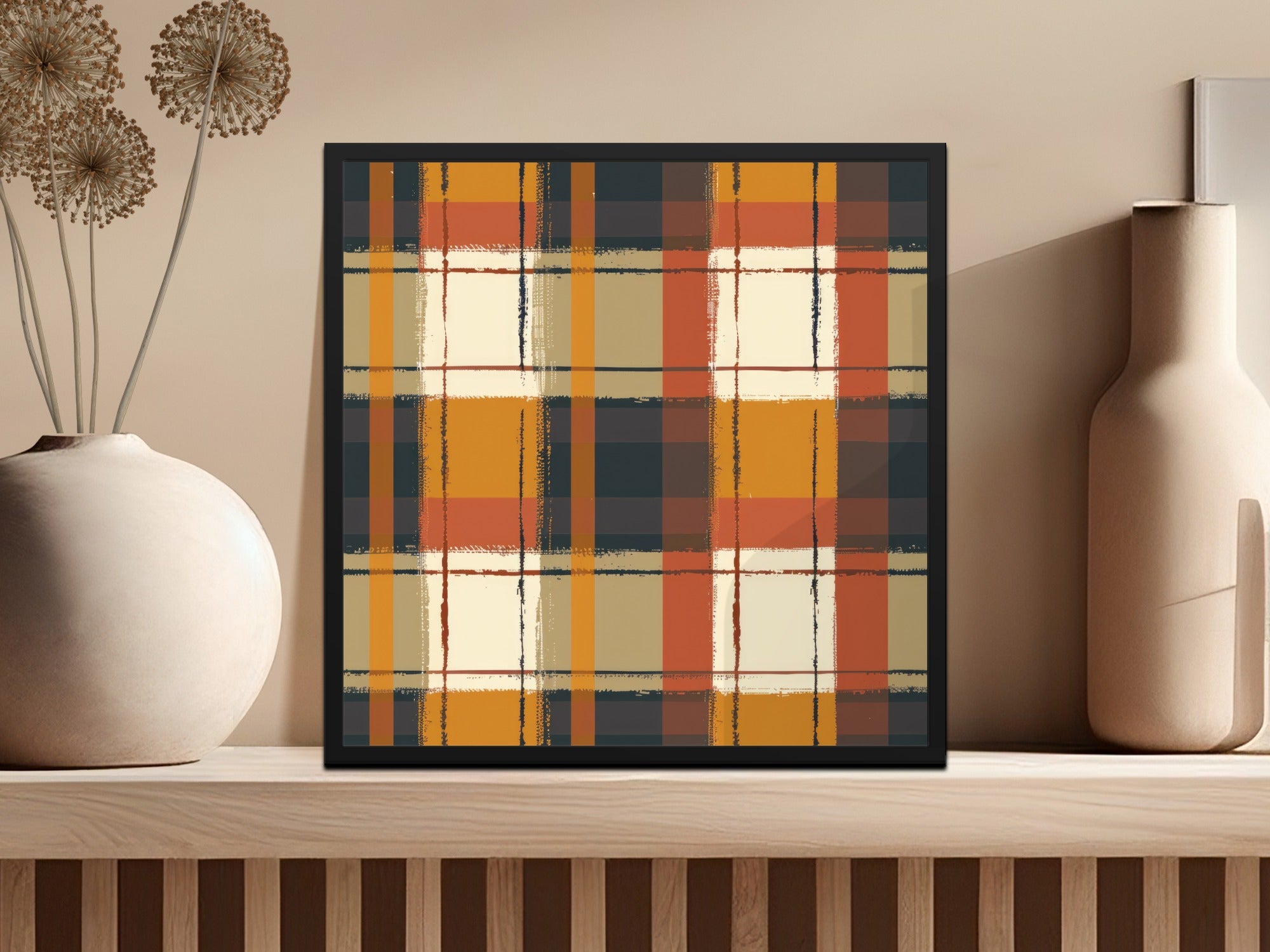 Seamless Fall Buffalo Check Pattern, Autumn Plaid, Fall Plaid, Digital Paper for Tumblers, Fabric, Shopify, Crafts
