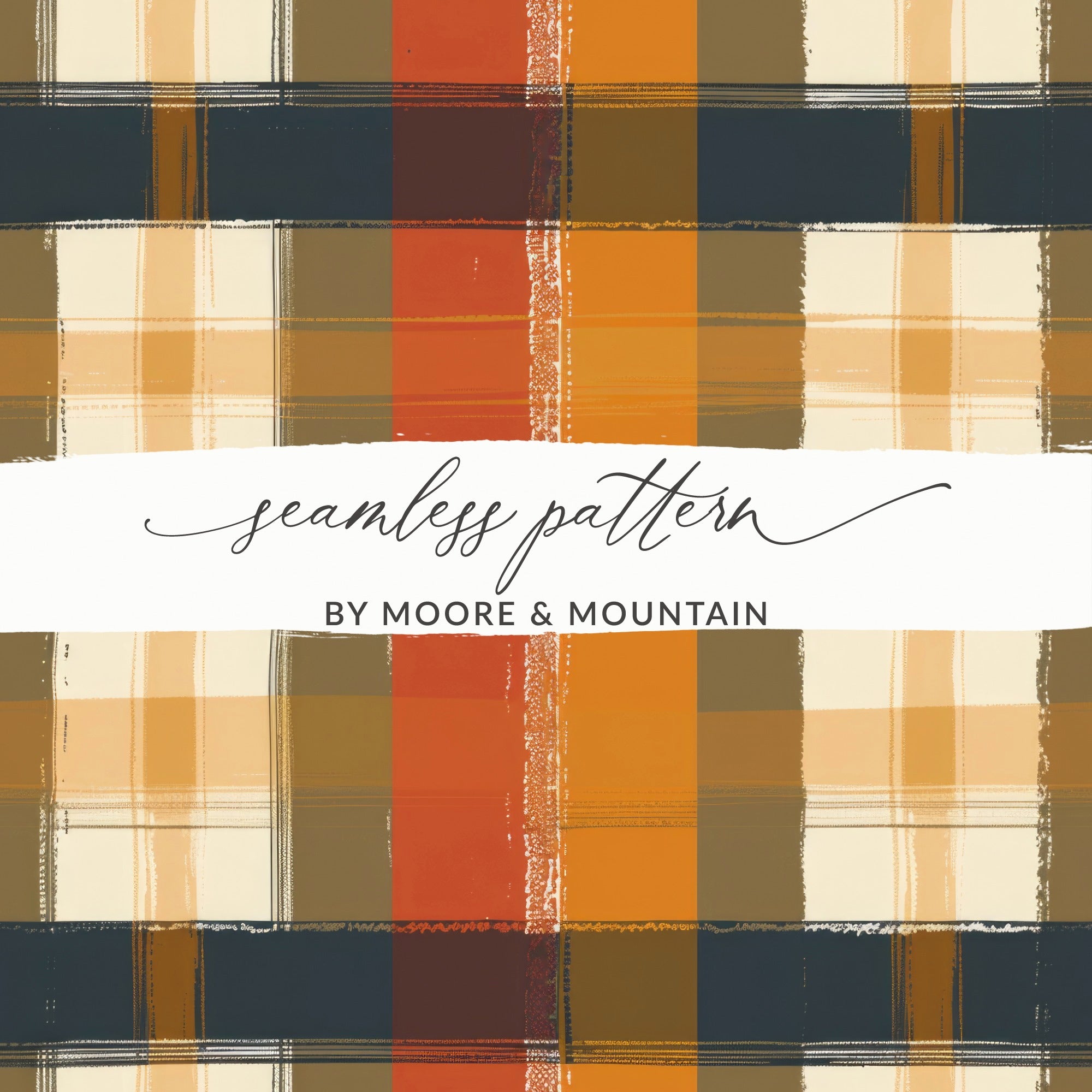 Seamless Fall Buffalo Check Pattern, Digital Paper, Fall Plaid Pattern, Seamless Pattern for Tumblers, Fabric, Shopify, Digital Download