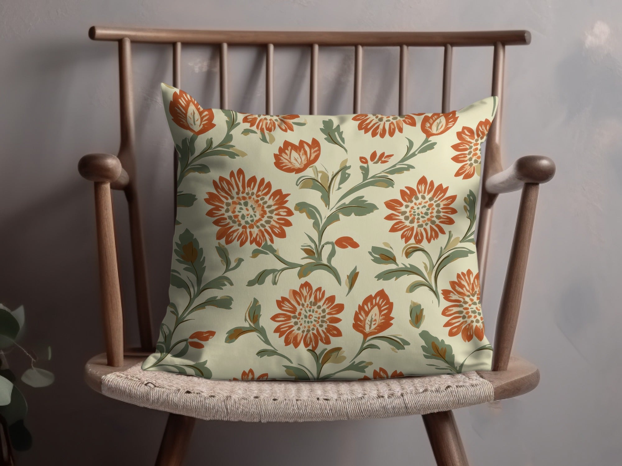 Seamless Indian Pattern Floral Chintz