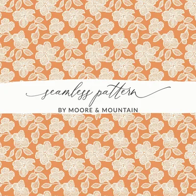 Seamless Lace Pattern, Vintage Floral Repeat, Art Deco Design, Antique Textile Print, Elegant Fabric, Digital Product