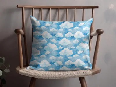 Seamless Light Blue Boy Baby Shower Seamless Digital