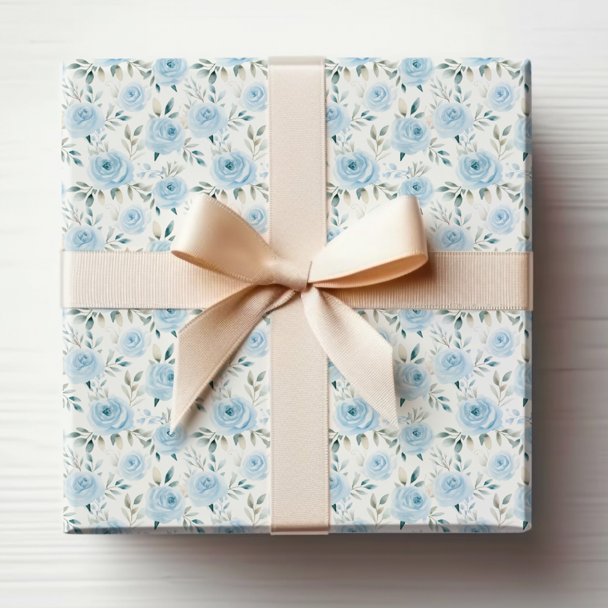 Seamless Light Blue Boy Baby Shower Seamless Digital