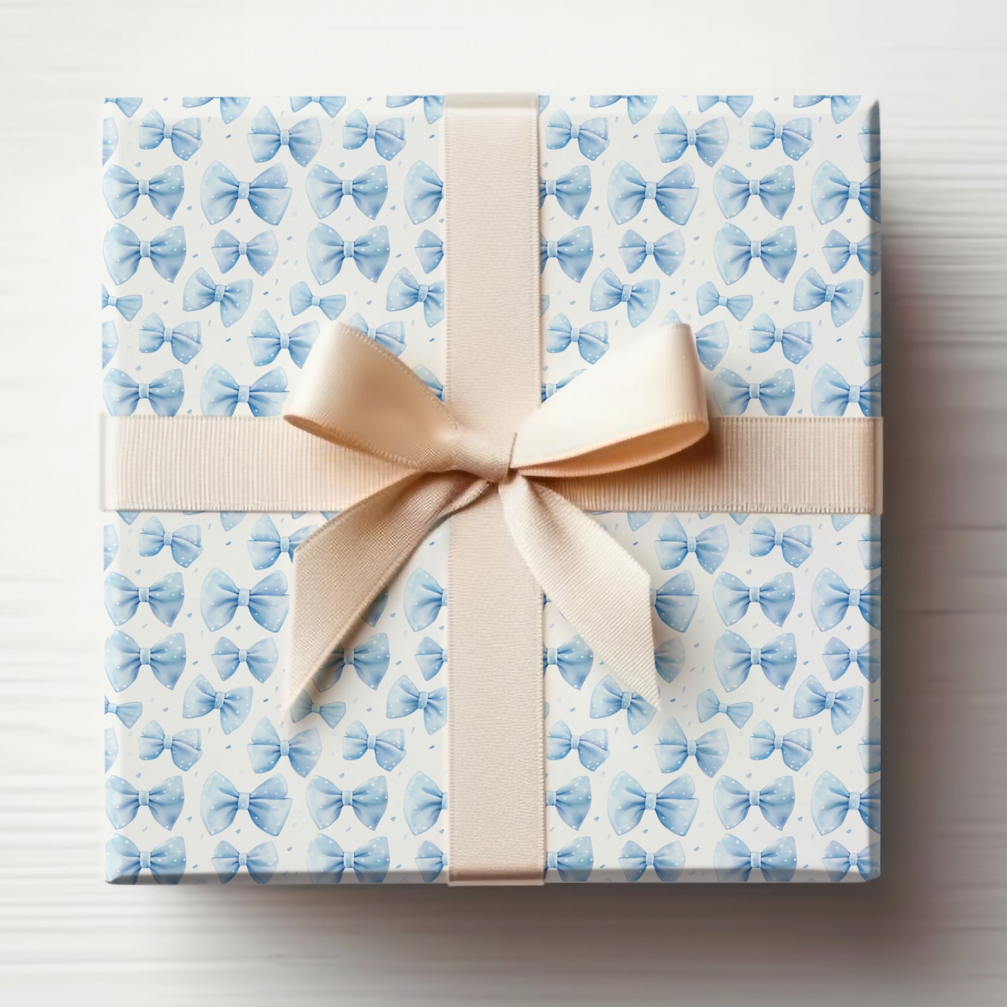 Seamless Light Blue Boy Baby Shower Seamless Digital