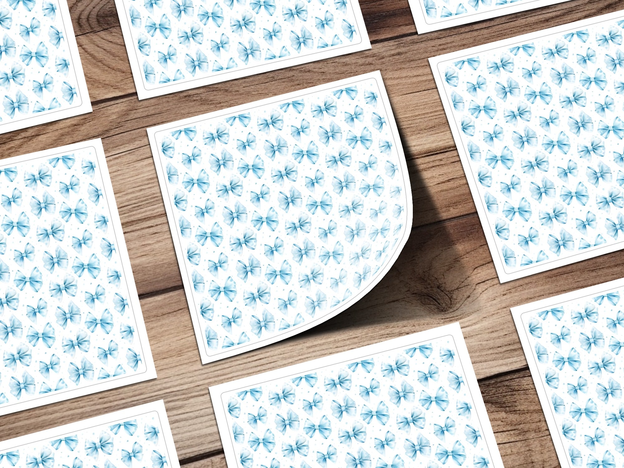 Seamless Light Blue Boy Baby Shower Seamless Light Blue Digital