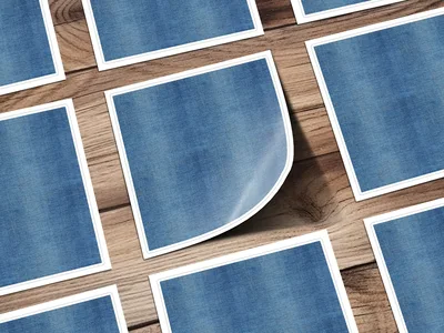 Seamless Light Blue Denim Fabric Elegant Blue Jeans Texture Digital