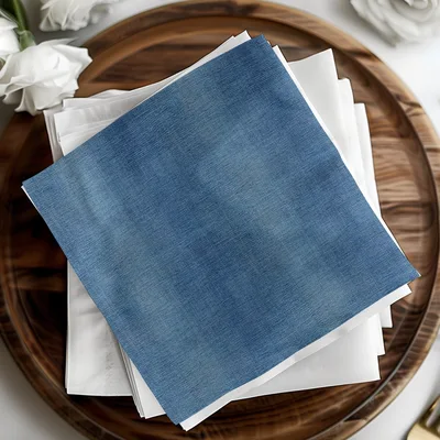 Seamless Light Blue Denim Fabric Elegant Blue Jeans Texture Digital