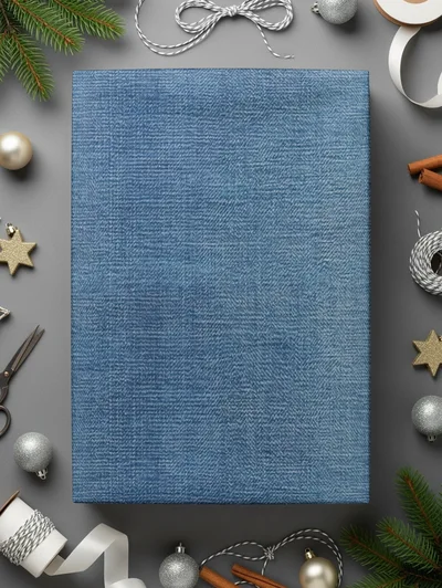 Seamless Light Blue Denim Fabric Elegant Blue Jeans Texture Digital