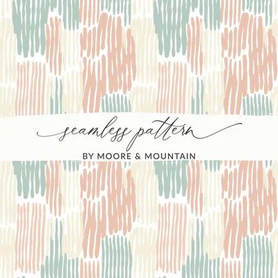 Seamless Modern Boho Background Pastel Multicolored Digital