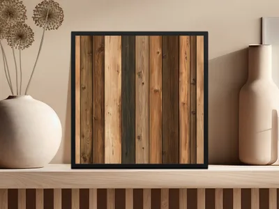 Seamless Natural Wood Planks Texture Wooden Surface Digital