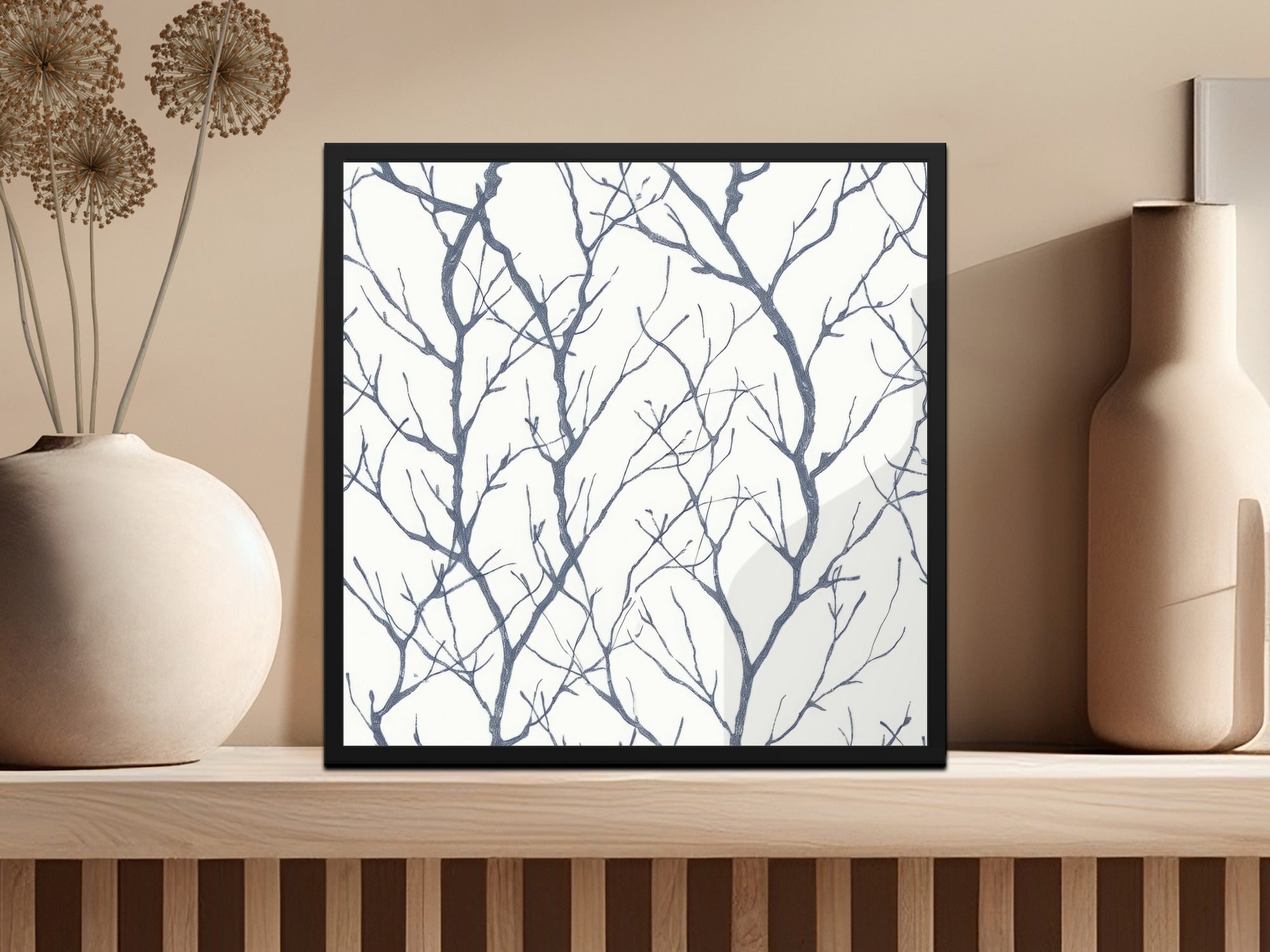 Seamless Tree Branch Pattern Digital Paper, Modern Background Digital Download, Printable Patterns for Crafts, Scrapbooking, Texture