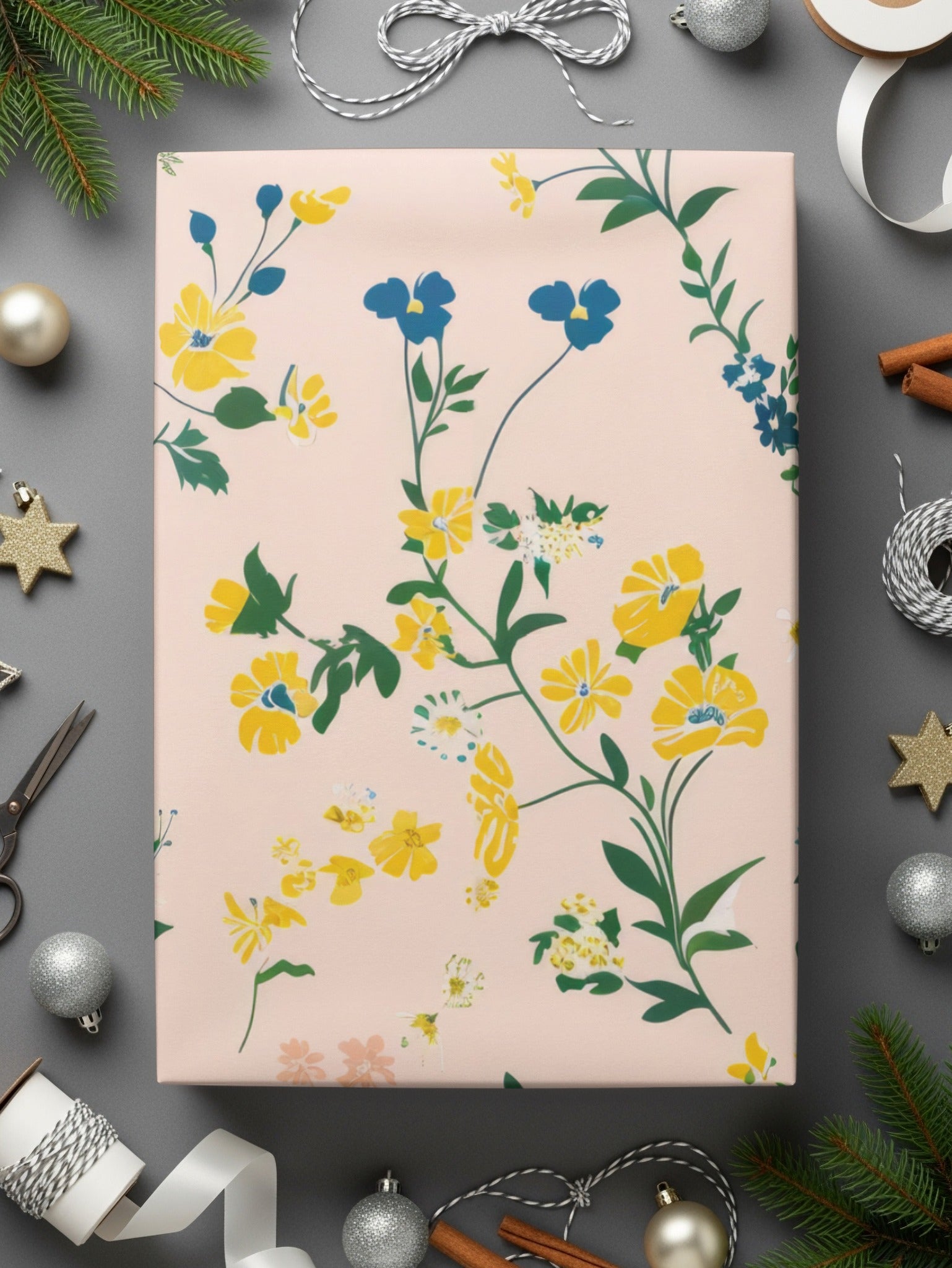 Seamless Wildflower Field Pastel Modern Floral Pattern Download