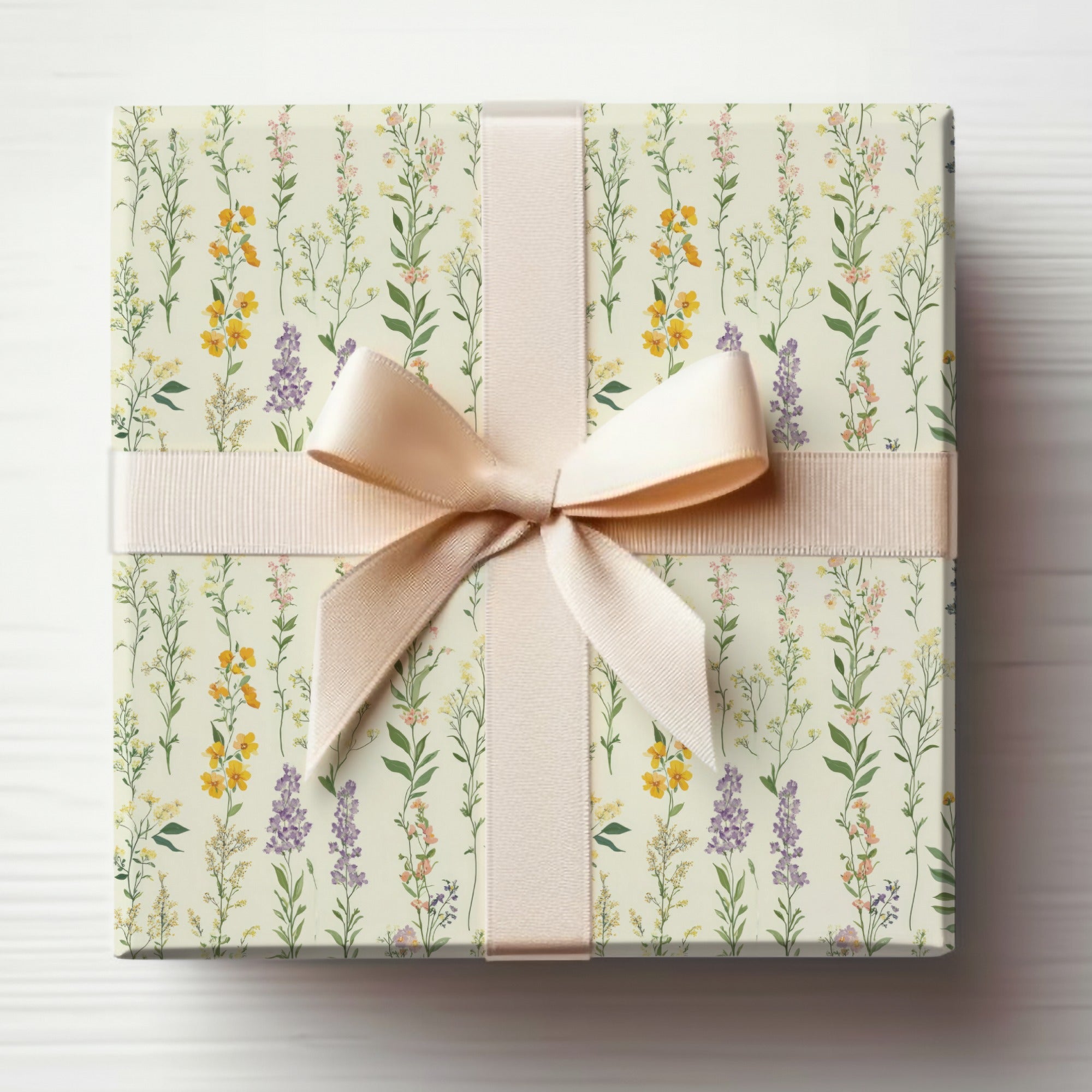 Seamless Wildflower Field, Spring Wildflowers Pattern, Pastel Wildflowers Digital Background, Boho Wildflower Seamless
