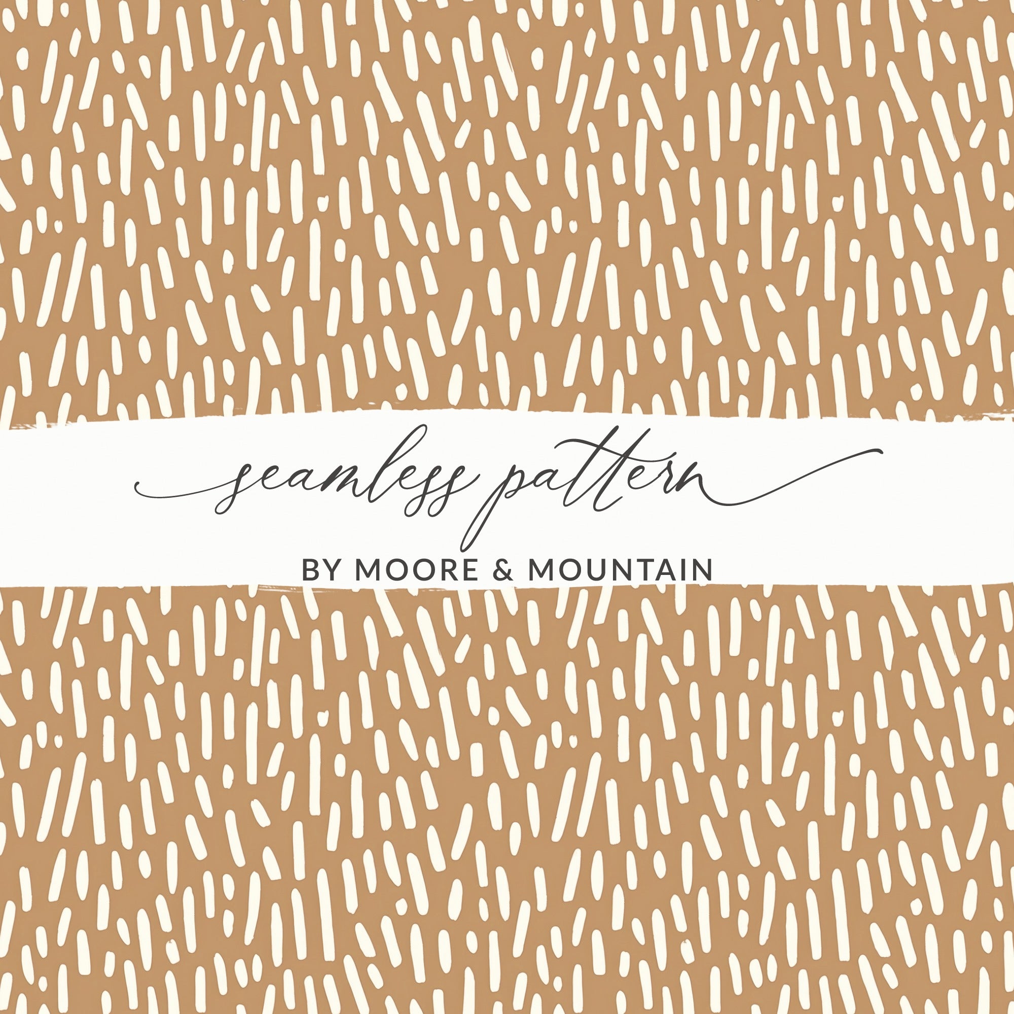 Simple Modern Boho Seamless Brown Background Digital
