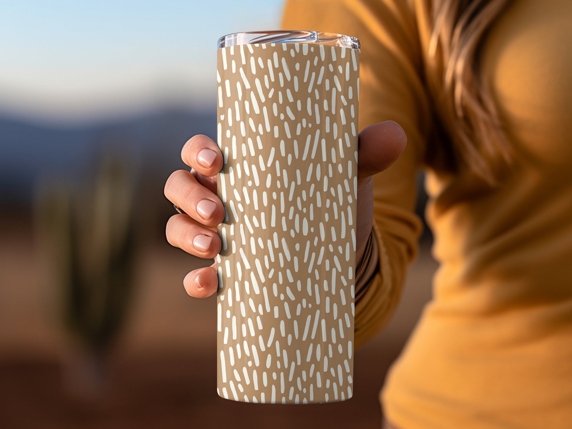 Simple Modern Boho Seamless Brown Background Digital