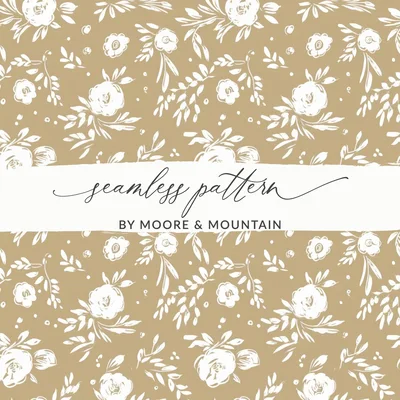 Simple Modern Boho Seamless Pattern Background Digital