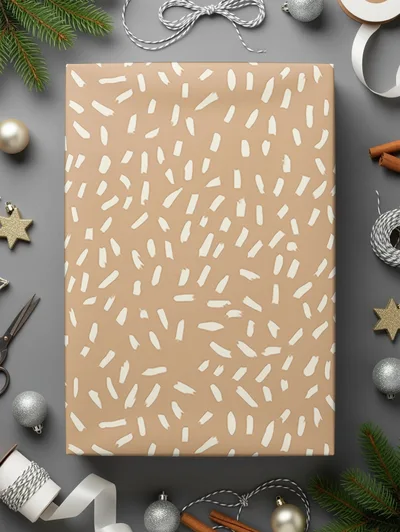 Simple Modern Boho Seamless Yellow and Beige Digital