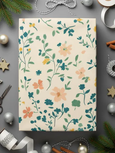Soft Floral Pattern Delicate Ditsy Floral Digital