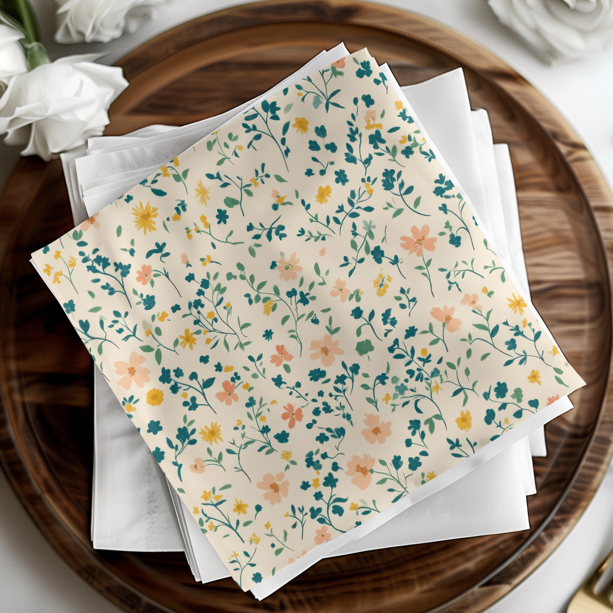 Soft Floral Pattern Delicate Ditsy Floral Digital