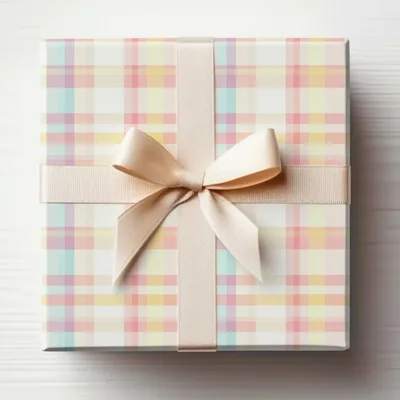 Soft Pastel Checkered Plaid With Various Colors Digital