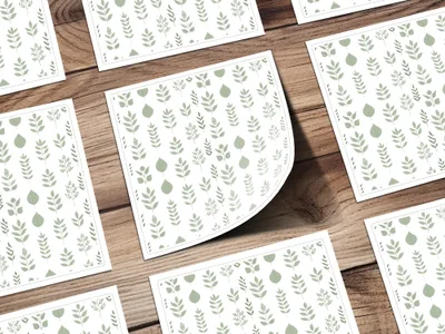 Soft Sage Botanical Repeat