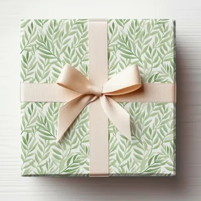 Soft Sage Tonal Green Abstract Organic Leaf Seamless