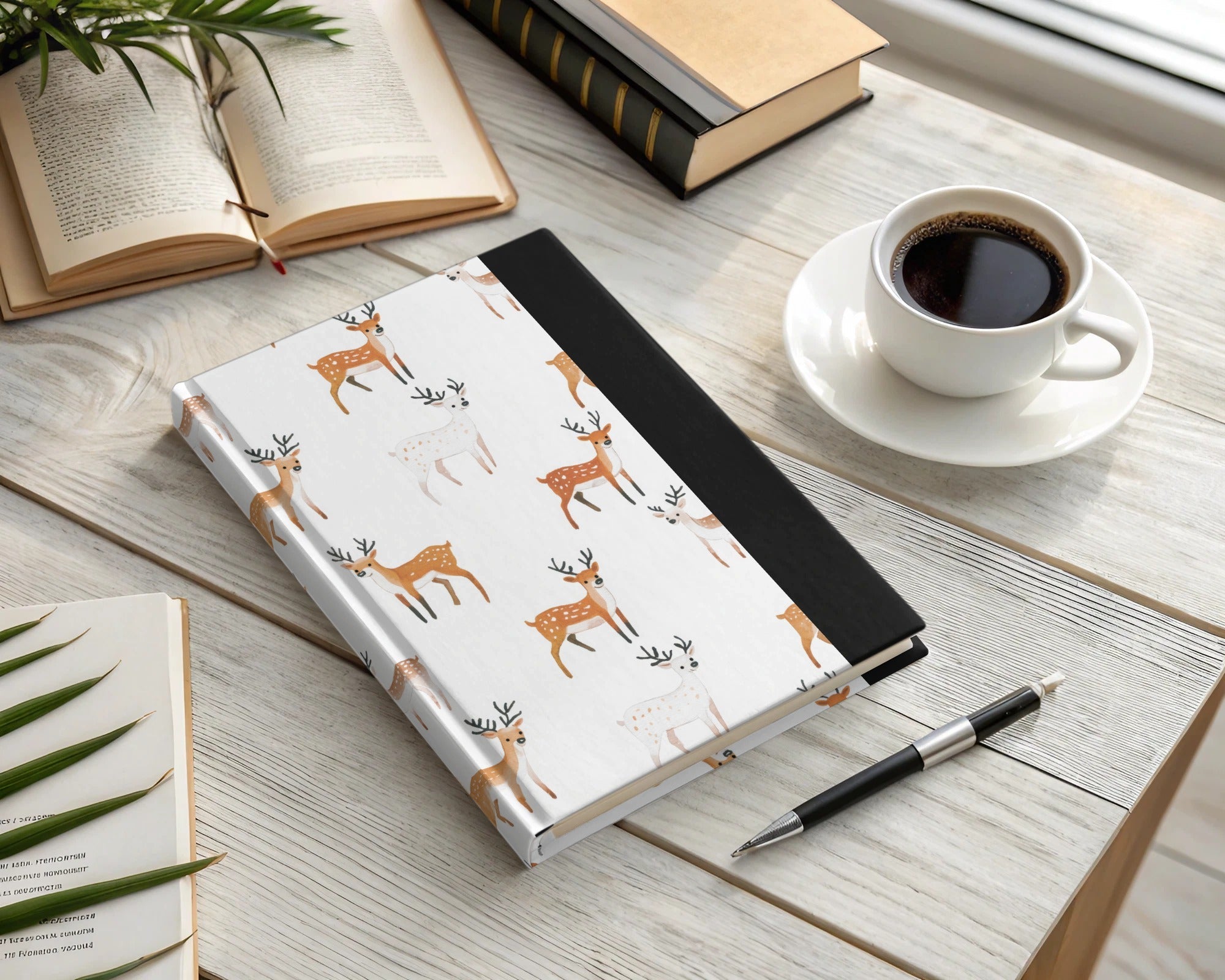 Spotted Deer Pattern Cute Animals Illustration Digital