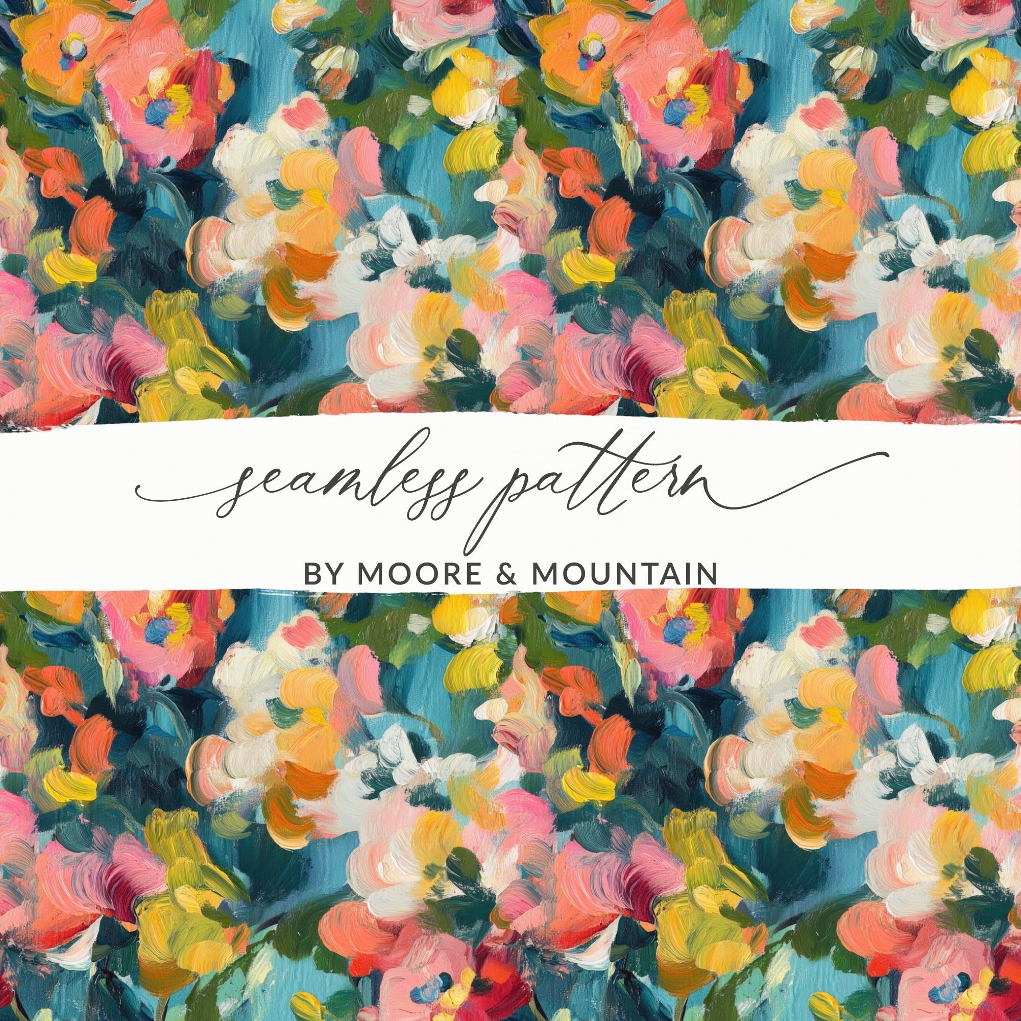 Spring Acrylic Floral Impressionism Digital