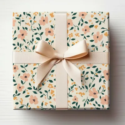 Spring Ditsy Floral Seamless Pattern Background Digital