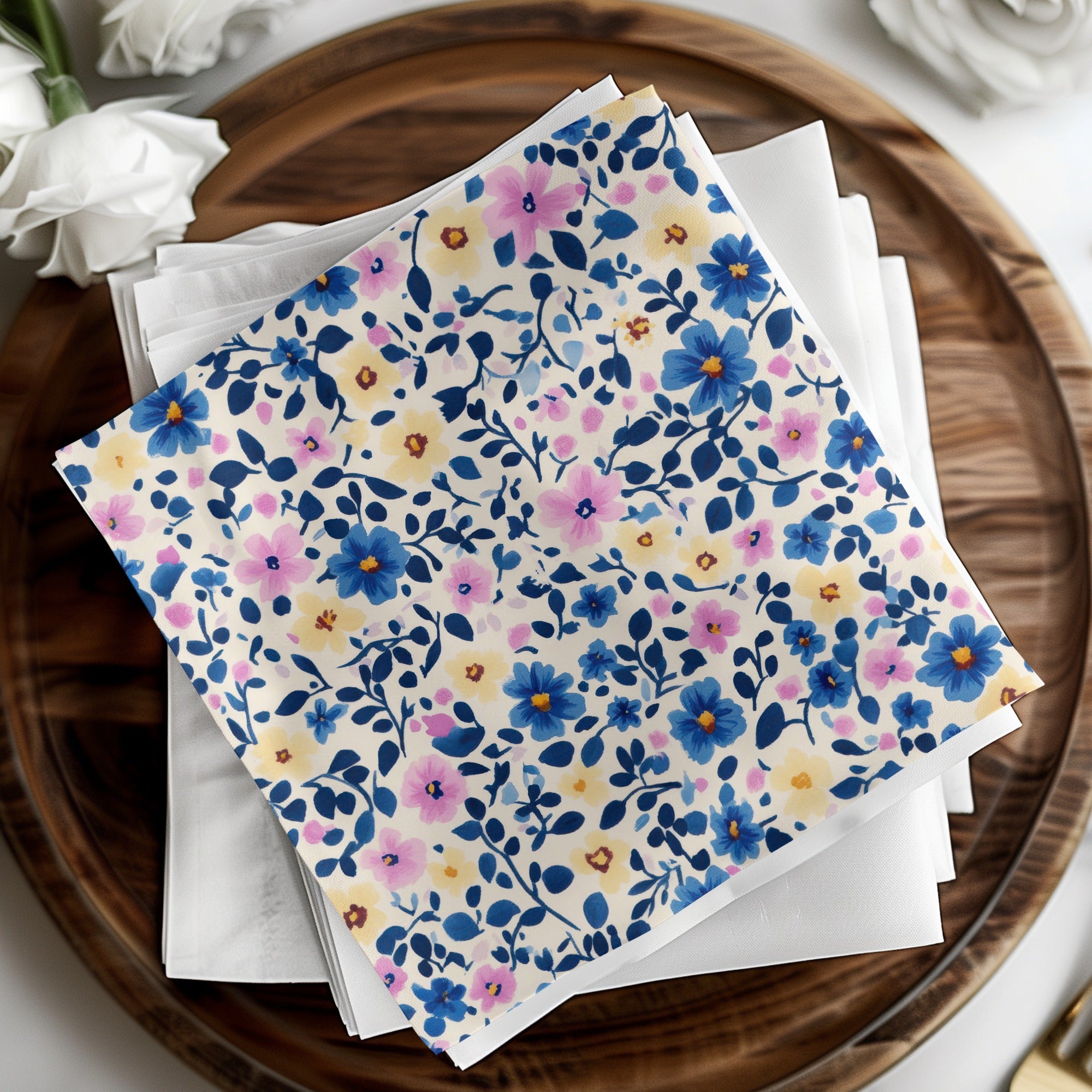 Spring Ditsy Floral Seamless Pattern Design Digital