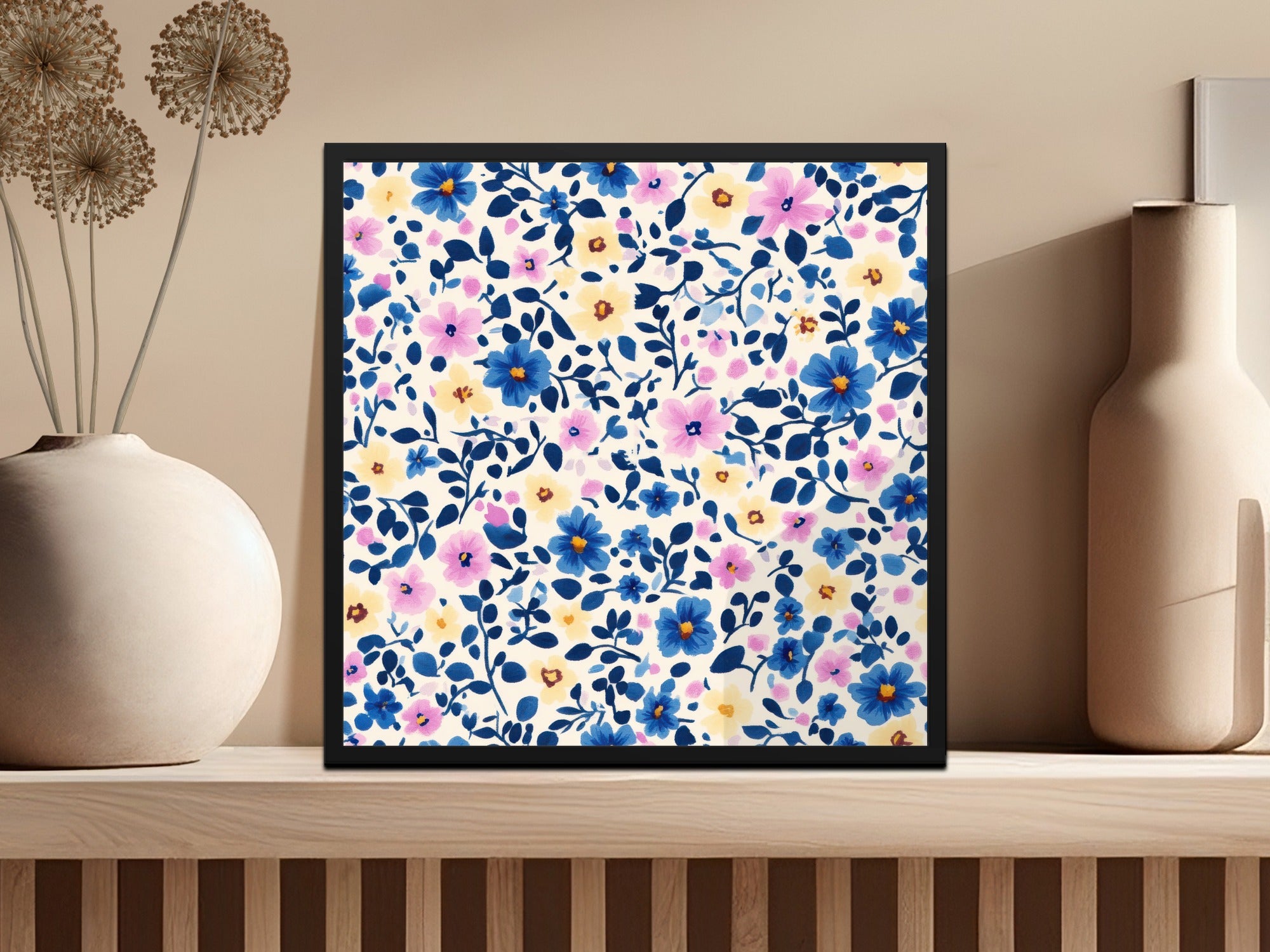 Spring Ditsy Floral Seamless Pattern Design Digital