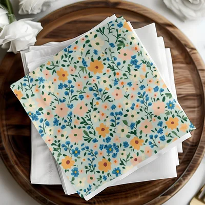 Spring Ditsy Floral Seamless Pattern Design Digital