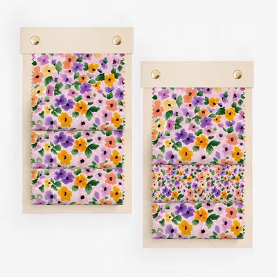 Spring Floral Pattern, Pastel Wildflowers, Painted Acrylic Spring Flower Pattern, Multicolored Daisies, Seamless Flower Field Digital