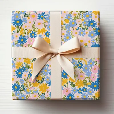 Spring Wildflowers Pattern Boho Wildflower Seamless Digital