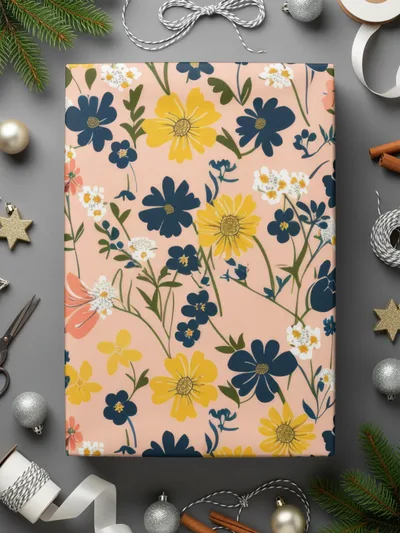 Spring Wildflowers Pattern Seamless Allover Pattern Download