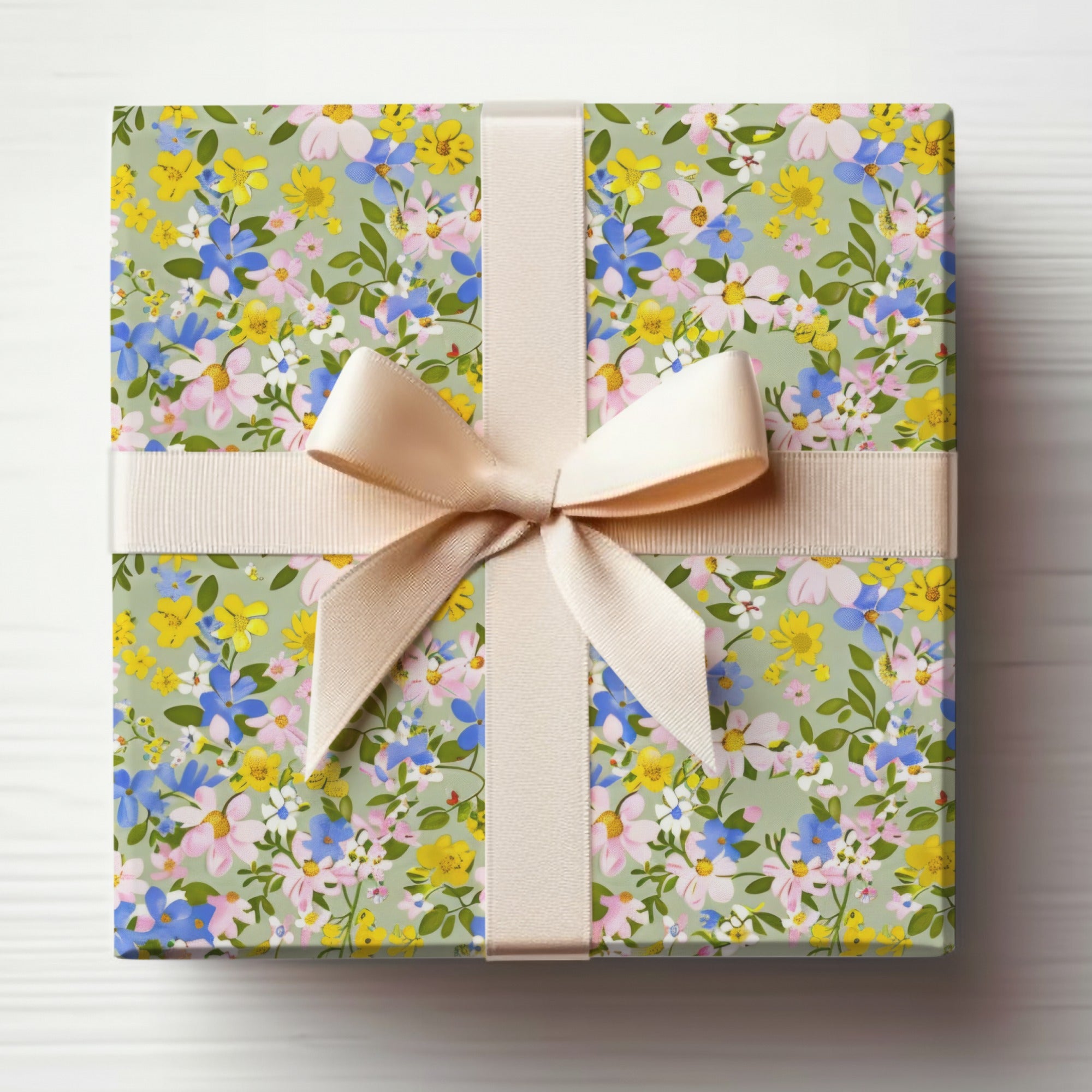 Spring Wildflowers Pattern Seamless Allover Pattern Download Wildflower Stems