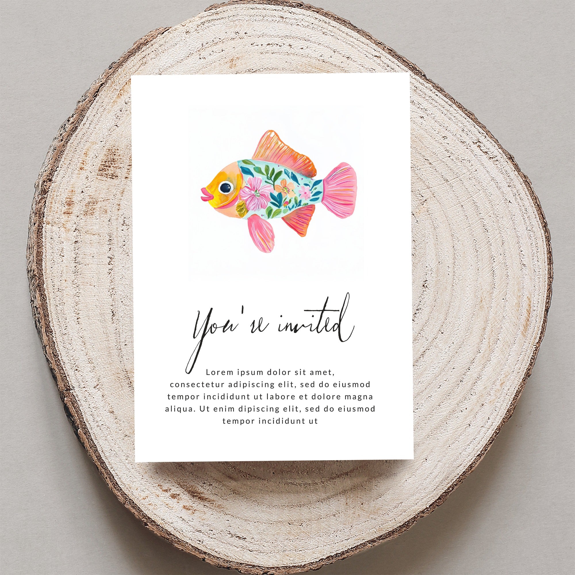 SVG Preppy Fish Clipart PNG, Cute Animal Illustration, Rainbow Pastel Artwork, Printable Sticker File, Sublimation PNG, Cricut SVG Download