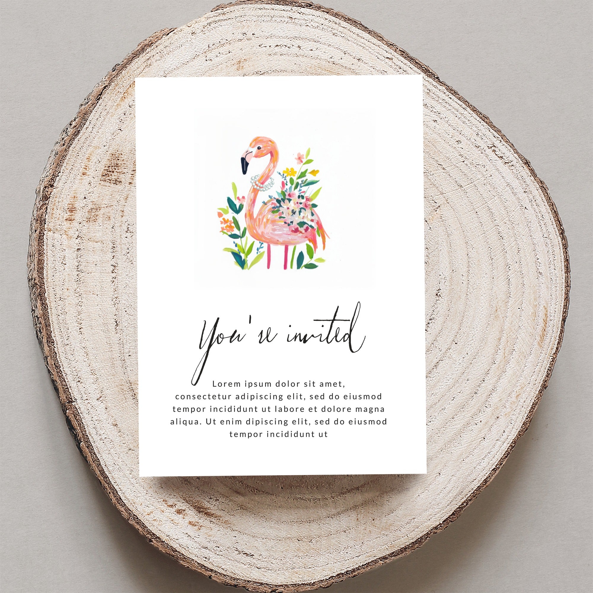 SVG Preppy Painterly Flamingo SVG, Hand Painted PNG Clipart, Gouache Style Illustration Digital, Watercolor Preppy Graphic, Pastel Artwork