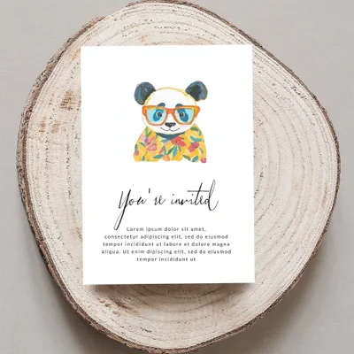 SVG Preppy Panda Clipart, Kawaii Panda PNG, Bright Aesthetic Graphic, Retro Y2k Design, Colorful Sticker Design, Printable Sticker File