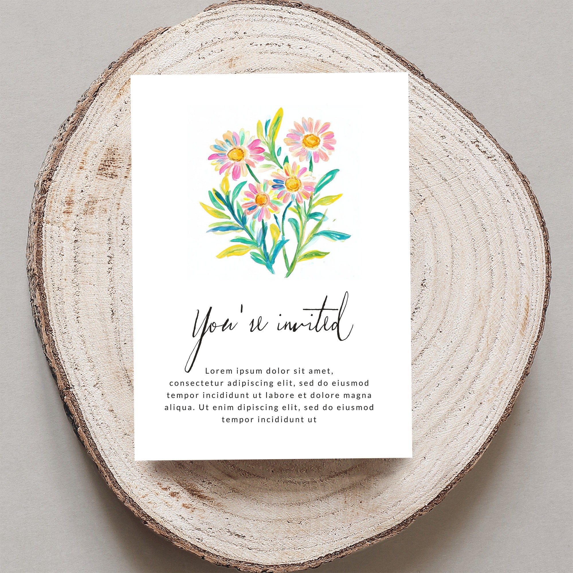 SVG Preppy Rainbow Daisy, Watercolor Floral SVG, Vibrant PNG Download, Colorful Sticker Design, Aesthetic Art, Cute Flower Clipart, Digital