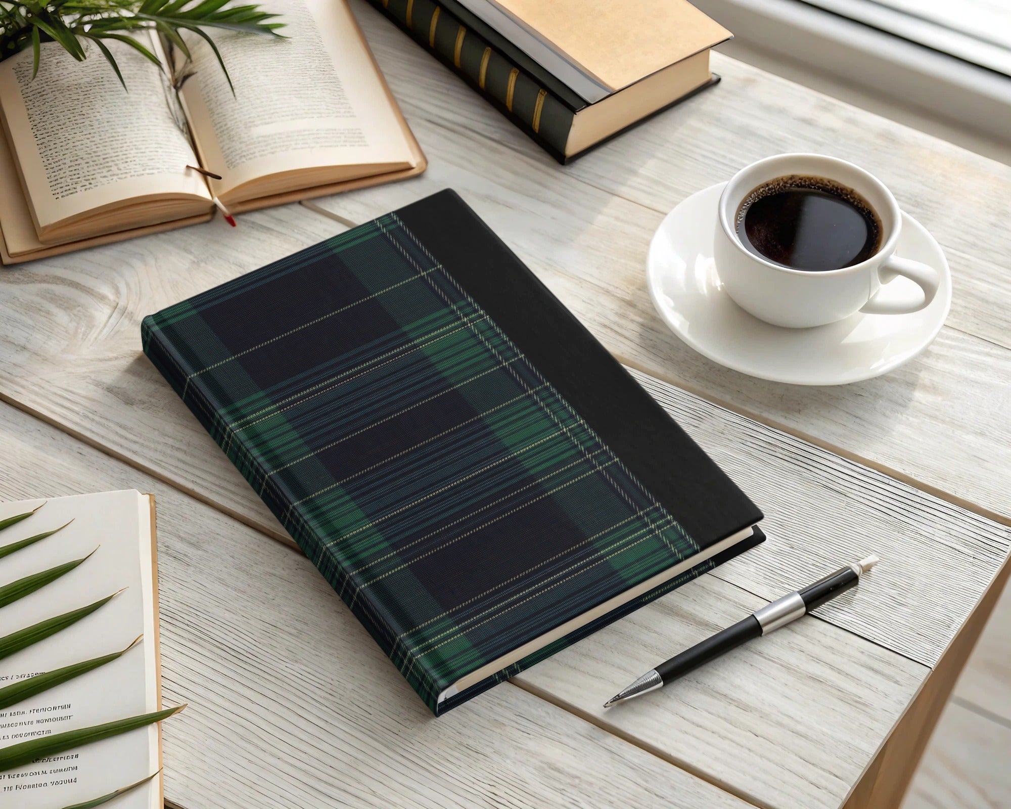 Timeless Black and Green Tartan Seamless