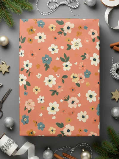Tiny Ditsy Flower Backgrounds Seamless Pattern Digital