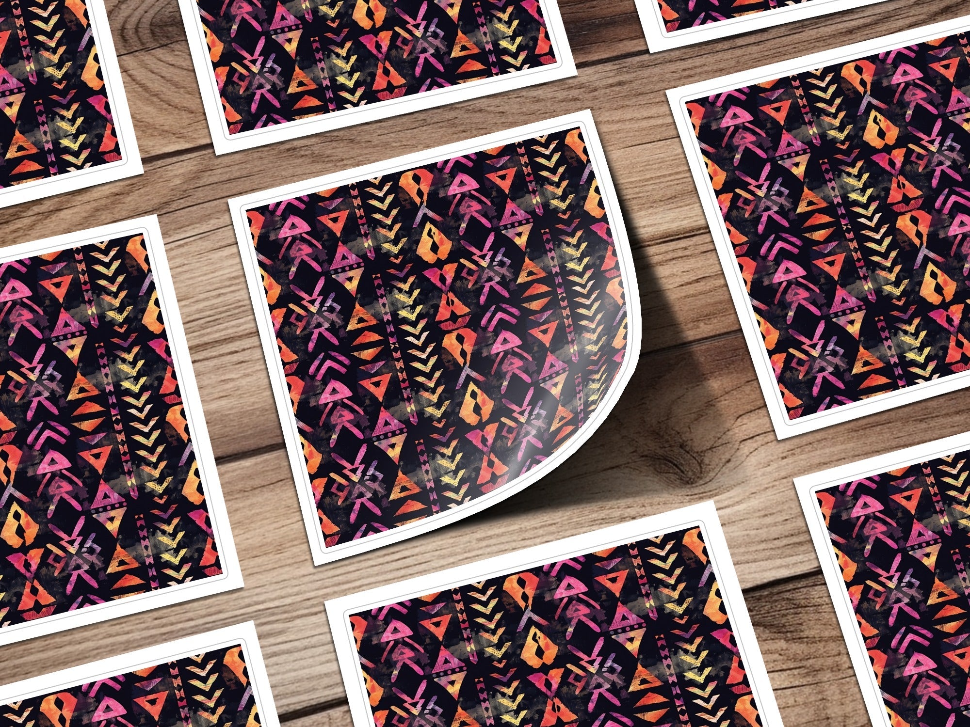 Tribal Pattern Digital, Seamless Background, Boho Chic Design, Ethnic Print, Repeat Pattern, Scrapbooking Paper, Digital Download