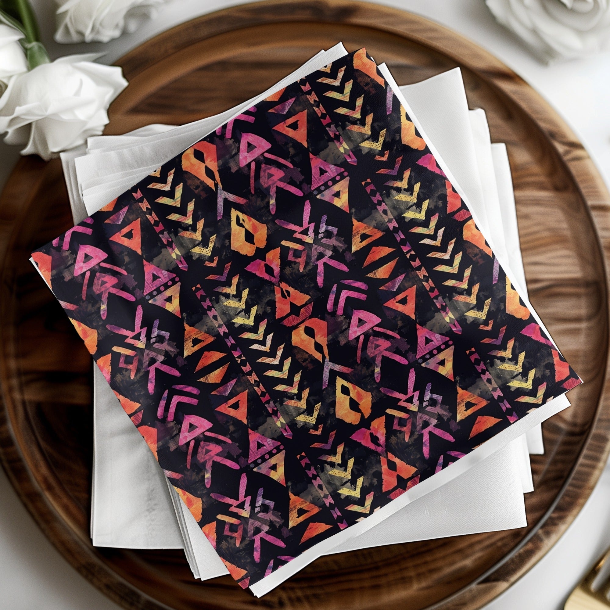 Tribal Pattern Digital, Seamless Background, Boho Chic Design, Ethnic Print, Repeat Pattern, Scrapbooking Paper, Digital Download