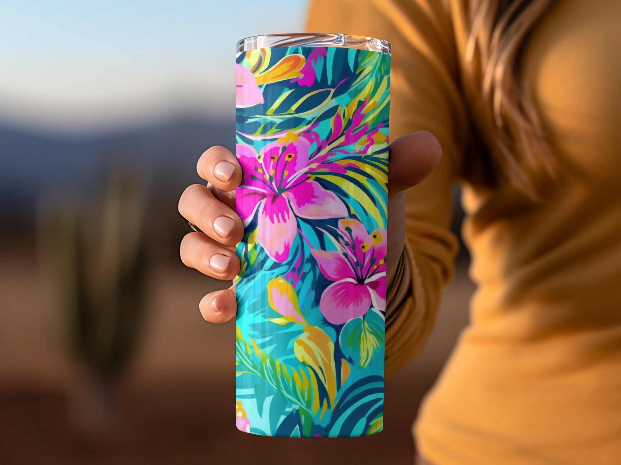 Preppy Tropical Flora Pattern Seamless Beachy Background
