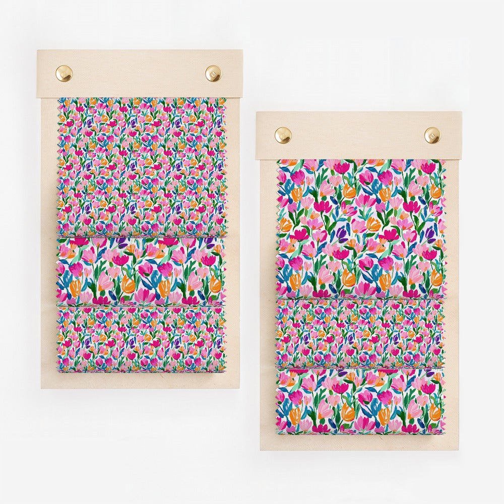 Vibrant Floral Pattern Digital Download, Abstract Painterly Flower Seamless File, Colorful Spring Summer Botanical Print, Bright Blooms Art