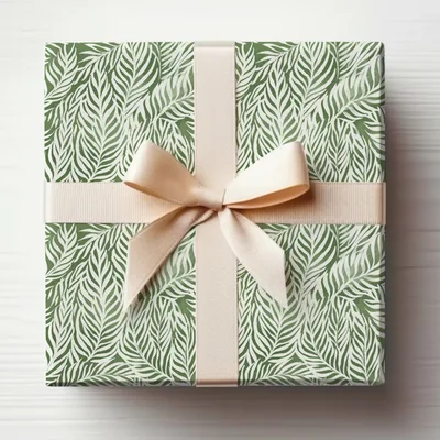 Vibrant Kelly Green Leaf Print Botanical Repeat