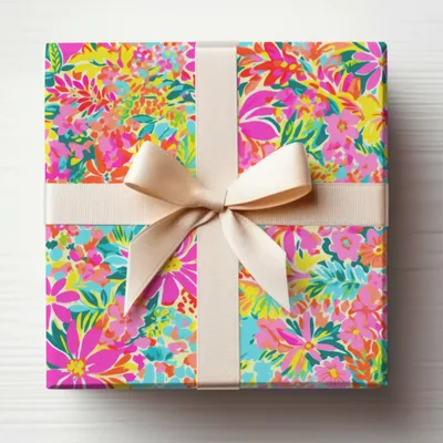 Vibrant Summery Bright Floral Pattern for Commercial Use